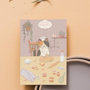 Felicitare pisica bucatar