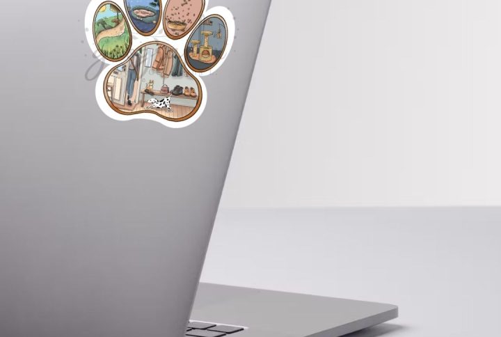 Sticker amprenta