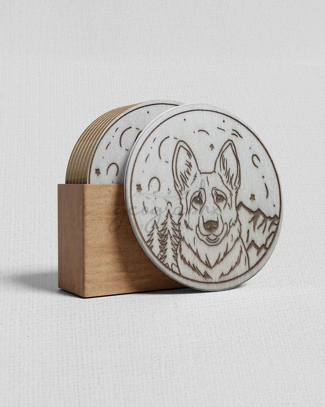 suport pahar caine ciobanesc 1