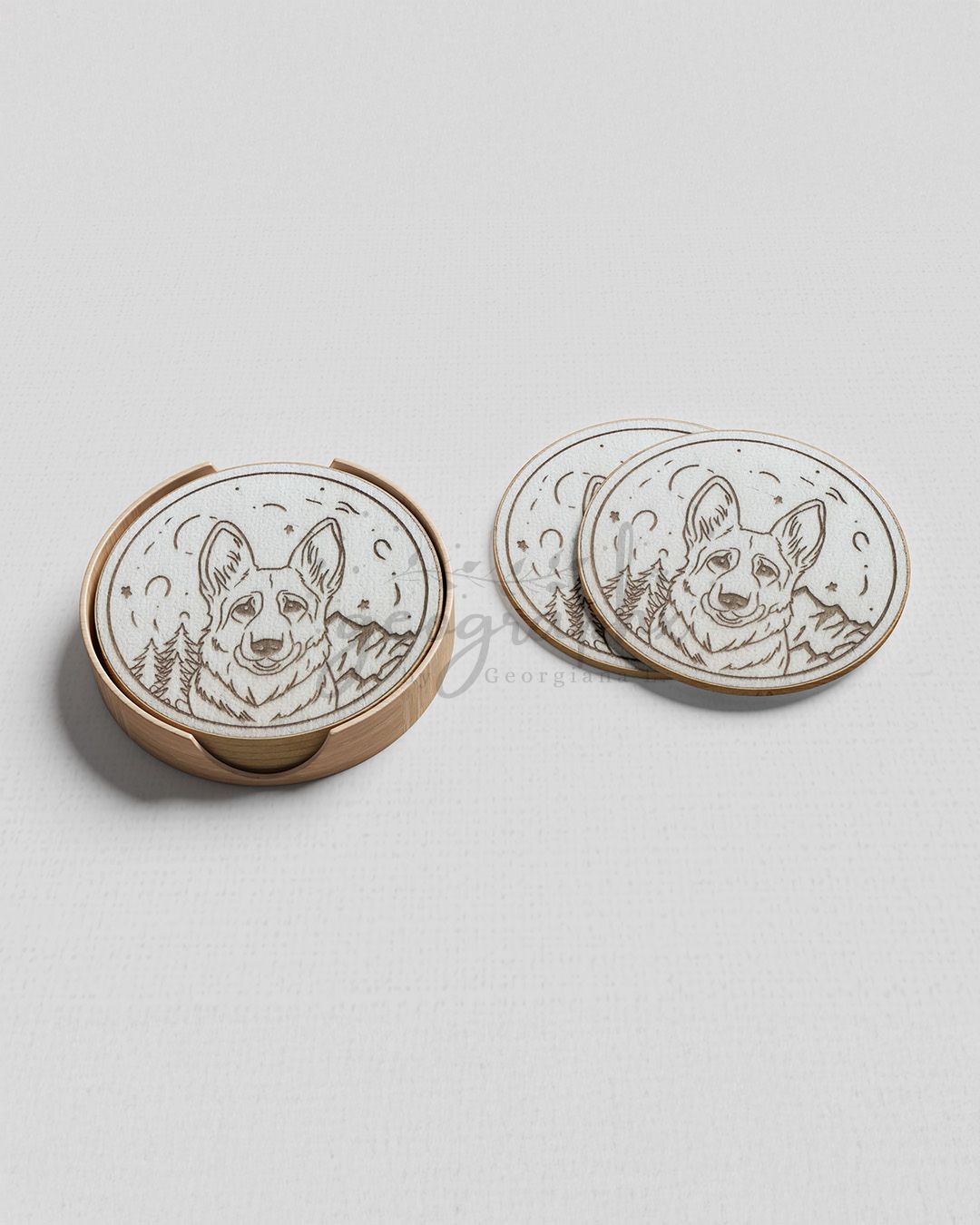 suport pahar caine ciobanesc 2