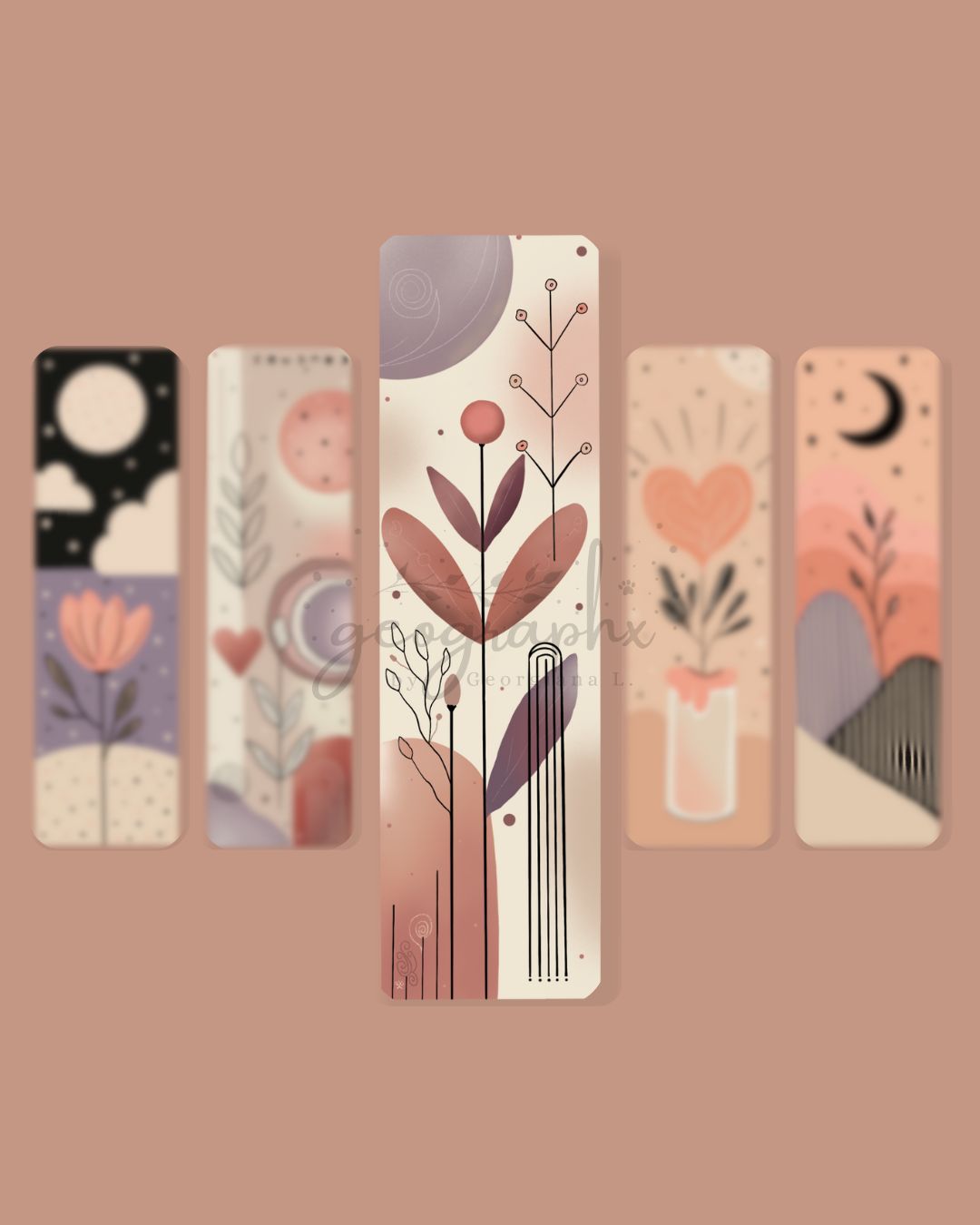 Semn de carte – Midnight Petals
