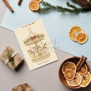 felicitare carusel festiv