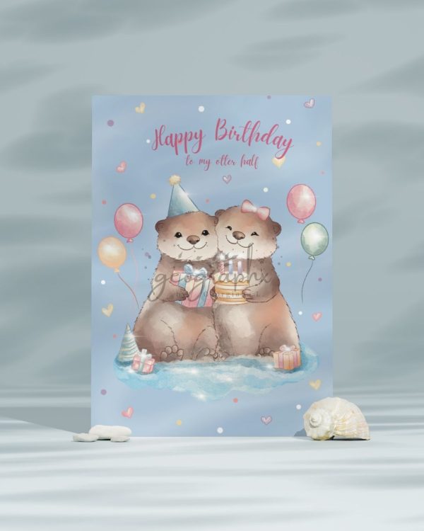 Felicitare – My otter half