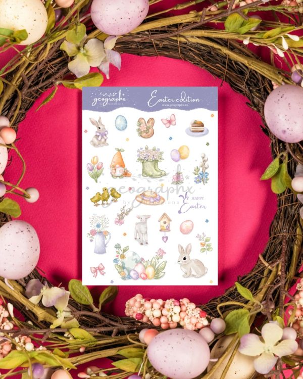 Filă stickere – ediția de Paști